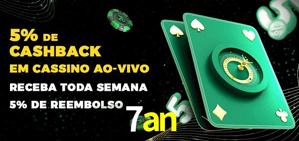 Promoções do cassino ao Vivo 7an